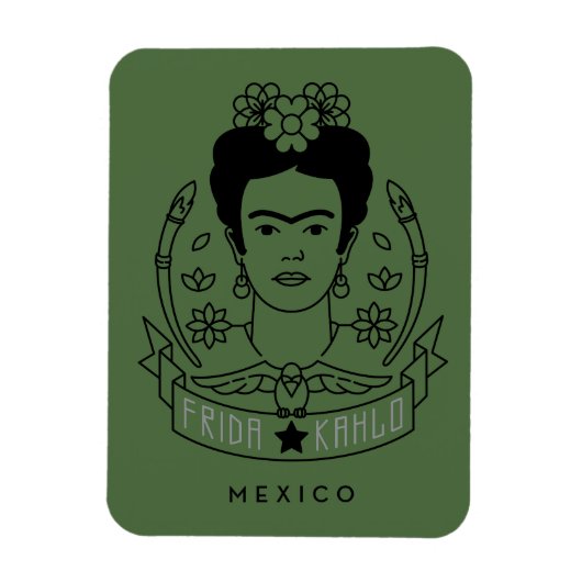 Frida Kahlo | Heldin Magnet (Vertikal)