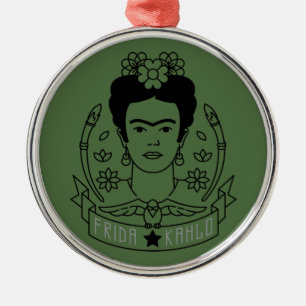 Frida Kahlo Heldin Silbernes Ornament