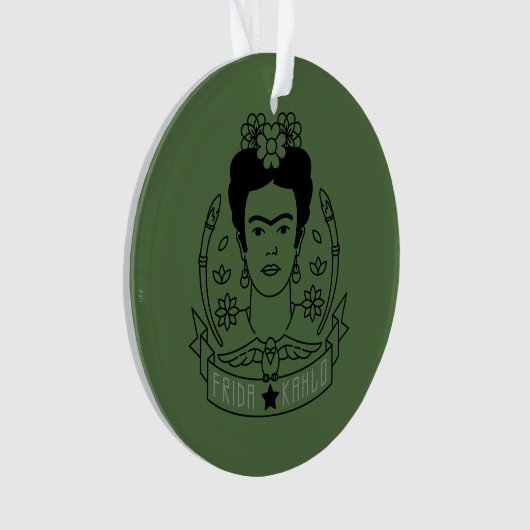 Frida Kahlo | Hero�na Ornament (Vorderseite)