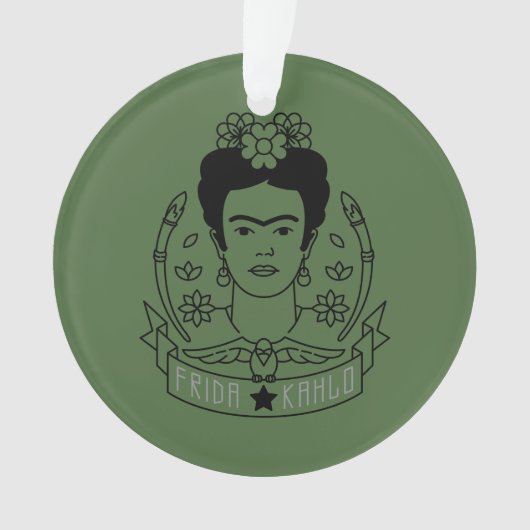 Frida Kahlo | Hero�na Ornament (Vorderseite)