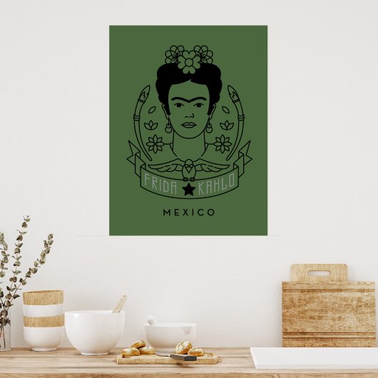 Frida Kahlo | Heroína Poster (Küche)