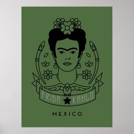 Frida Kahlo | Heroína Poster (Vorne)