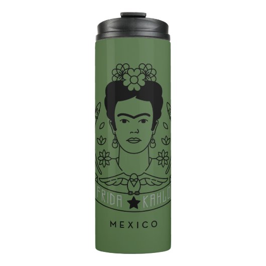 Frida Kahlo | Heroína Thermosbecher (Vorderseite)