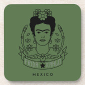 Frida Kahlo | Heroína Untersetzer (Vorderseite)