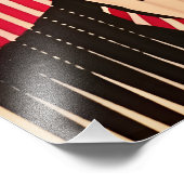 Frida Kahlo im BAUHAUS-Stil Fotodruck (Ecke)