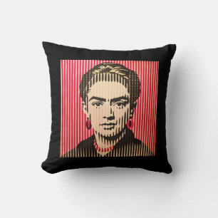 Frida Kahlo im BAUHAUS-Stil Kissen