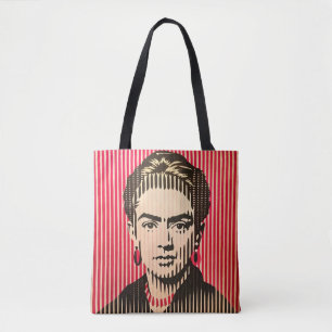 Frida Kahlo im BAUHAUS-Stil Tasche