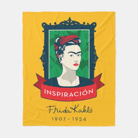 Frida Kahlo | Inspiración Fleecedecke (Vorderseite)