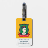 Frida Kahlo| Inspiración Gepäckanhänger (Rückseite vertikal)