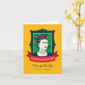 Frida Kahlo | Inspiración Karte (Gelbe Blume)