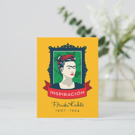 Frida Kahlo | Inspiración Postkarte (Stehend Vorderseite)