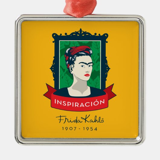 Frida Kahlo | Inspiración Silbernes Ornament (Vorne)