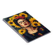 "Frida Kahlo Inspiriert individualisierbares Noteb Notizblock (Rechte Seite)