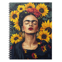 "Frida Kahlo Inspiriert individualisierbares Noteb