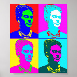 Frida Kahlo Inspiriert Portrait Poster