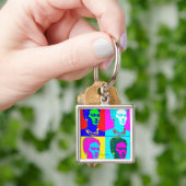 Frida Kahlo Inspiriert Portrait Schlüsselanhänger (Hand)