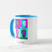 Frida Kahlo Inspiriert Portrait Tasse (Vorderseite Links)