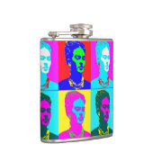 Frida Kahlo inspiriertes Porträt Flachmann (Rechts)