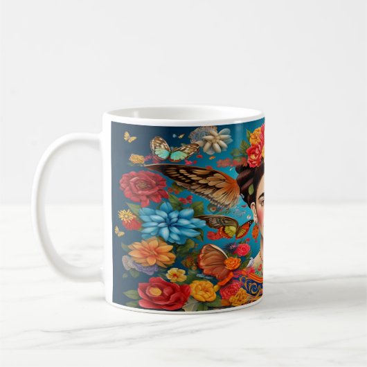 Frida Kahlo Kaffeetasse (Links)