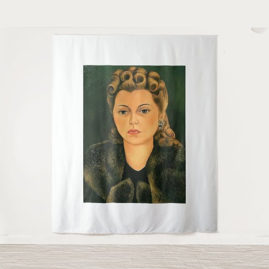 Frida Kahlo Kunst Wandteppich (Vorderseite)