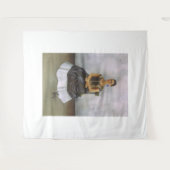Frida Kahlo Kunst Wandteppich (Vorderseite (Horizontal))