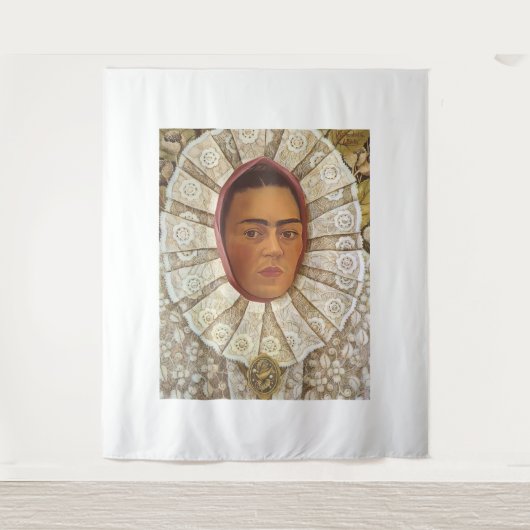 Frida Kahlo Kunst Wandteppich (Vorderseite)