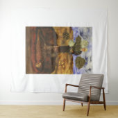 Frida Kahlo Kunst Wandteppich (Beispiel (Horizontal))