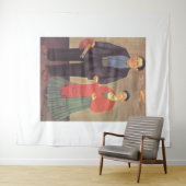 Frida Kahlo Kunst Wandteppich (Beispiel (Horizontal))