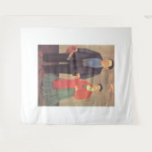 Frida Kahlo Kunst Wandteppich (Vorderseite (Horizontal))