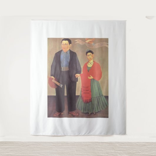 Frida Kahlo Kunst Wandteppich (Vorderseite)