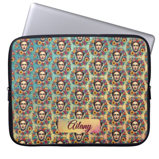Frida Kahlo Laptopschutzhülle (Vorderseite)