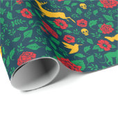 Frida Kahlo | Lebenssymbole Geschenkpapier (Rolleneckpunkt)