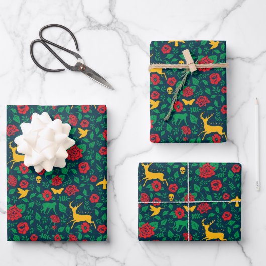 Frida Kahlo | Lebenssymbole Geschenkpapier Set (Vorderseite)