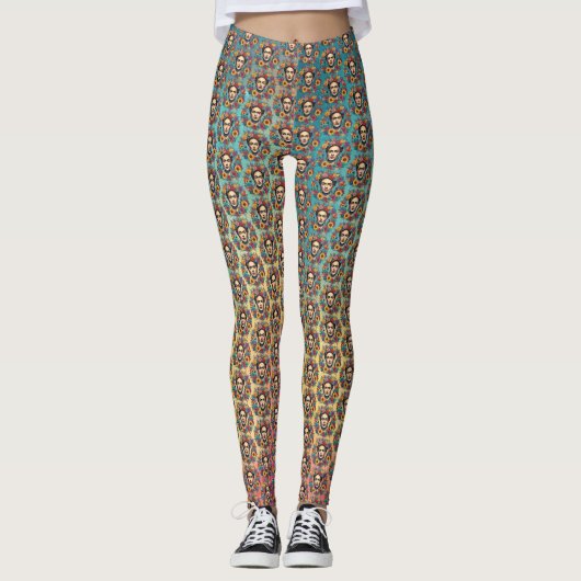 Frida Kahlo Leggings (Vorderseite)