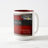 Frida Kahlo - Leidenschaft für das Leben Zweifarbige Tasse (VorderseiteRechts)