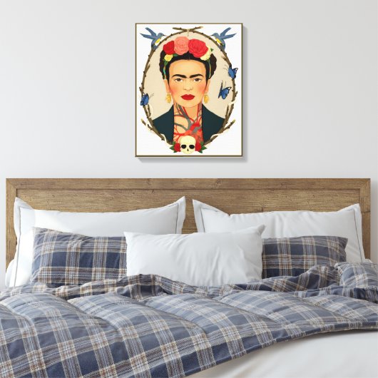 Frida Kahlo Leinwand (Insitu (Schlafzimmer))