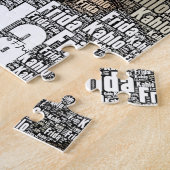 Frida Kahlo Lettering Portrait Puzzle (Seite)