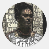 Frida Kahlo Lettering Portrait