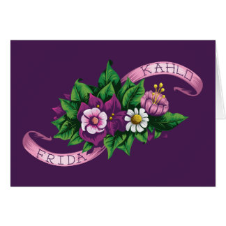 Frida Kahlo | Lila Blumenstrauß