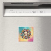 Frida Kahlo Magnet (In Situ (Geschirrspüler))