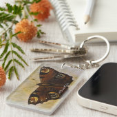 Frida Kahlo malte Schmetterling Schlüsselanhänger (Vorderseite rechts)