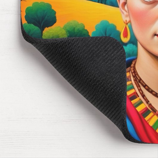 Frida Kahlo Mauseppich Mousepad (Ecke)