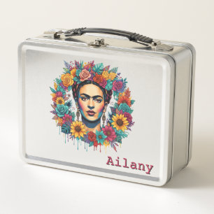 Frida Kahlo Metall Brotdose