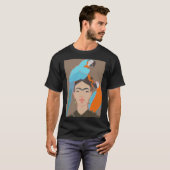 FRIDA KAHLO Mexican Feminist portrait Art poster A T-Shirt (Vorne ganz)