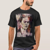 FRIDA KAHLO mexikanisches Feministenportrait Art T-Shirt (Vorderseite)