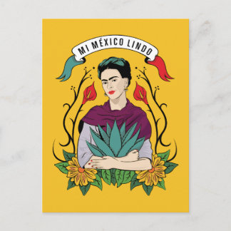 Frida Kahlo | Mi Mexico Lindo Postkarte