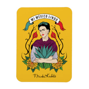 Frida Kahlo   MI Mexiko Lindo Magnet