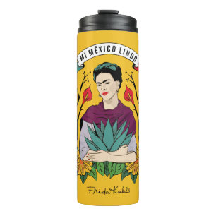 Frida Kahlo   MI Mexiko Lindo Thermosbecher