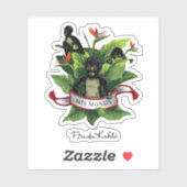 Frida Kahlo | Mis Monos Aufkleber (Blatt)