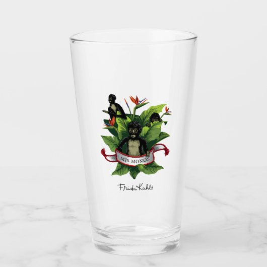 Frida Kahlo | Mis Monos Glas (Vorderseite)